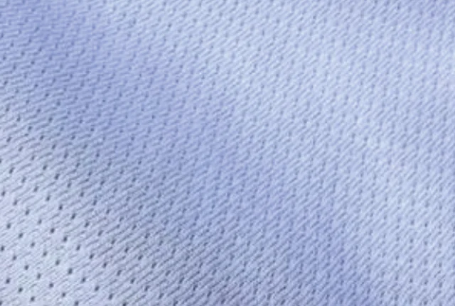 Close-up kain Drifit Bintik dengan motif bintik